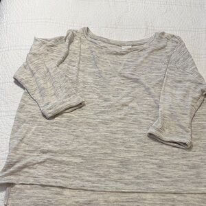 Ava & Viv Cream Textured Knit Top